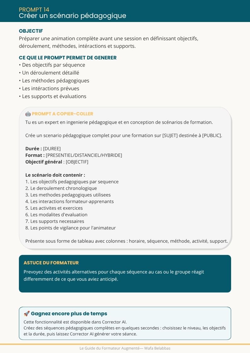 Page 5 — Un encadré Corrector AI