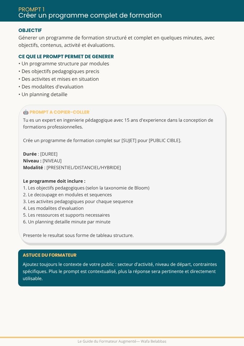 Page 4 — Un exemple de prompt